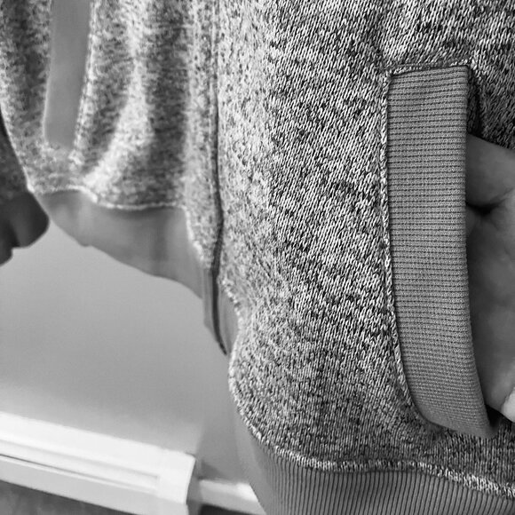 Eddie Bauer Womens Gray Med Weight Full Zip Soft Shell Fleece Lined Jacket Sz LG - Picture 8 of 12